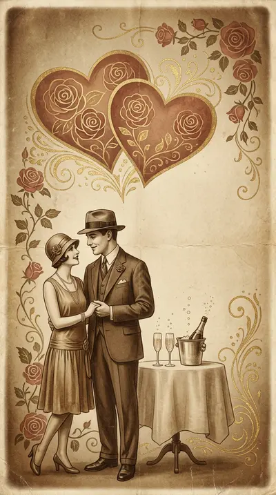 Love Anniversary Sepia Nostalgia preview