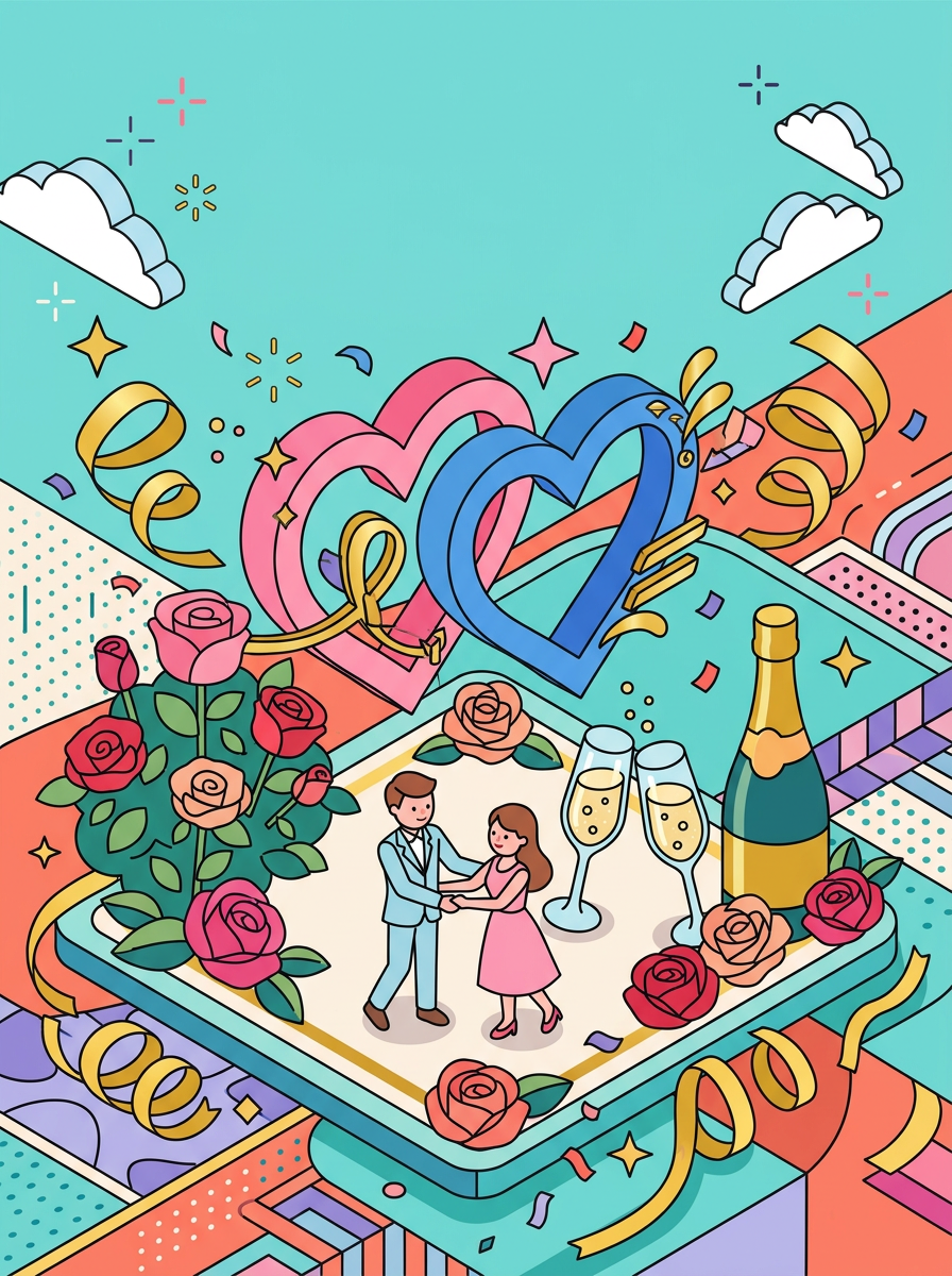 Love Anniversary Isometric preview