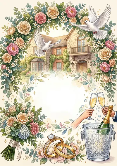 Wedding Celebration Studio Shot preview