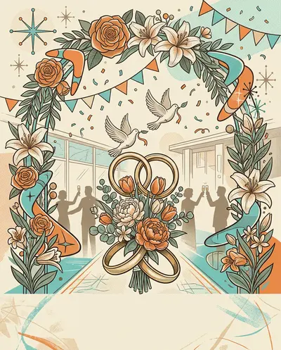 Wedding Celebration Mid-Century preview