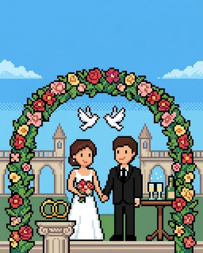Wedding Celebration 8-Bit Classic preview